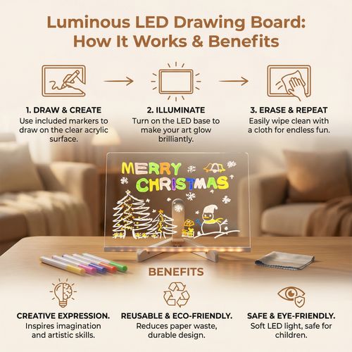 LED Writing Drawing Board