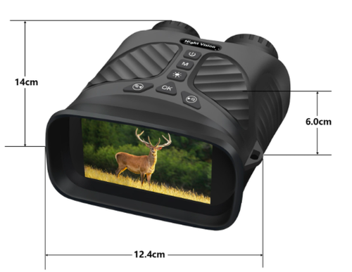 300-meter long-range infrared night vision binoculars, 8x hunting night vision scope