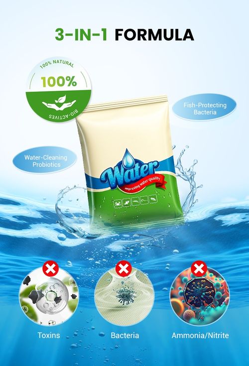 500g Premium Pond Care Powder | Water Clarifier & Algae Control 🐟🌊🔬
