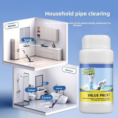 ALWAYS 50% OFF!🧩Powerful Sink & Drain Cleaner: Fast Unblocking Solution + 99.9% Bacterial Killer!