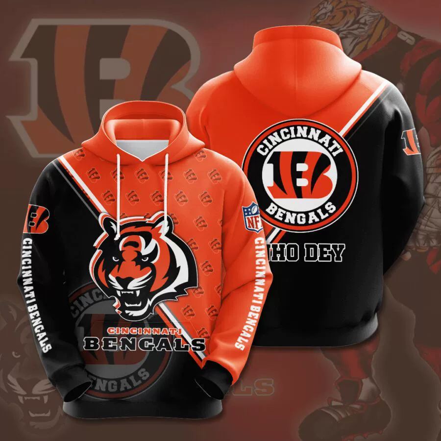 Cincinnati Bengals Unisex Long Sleeve Hoodie