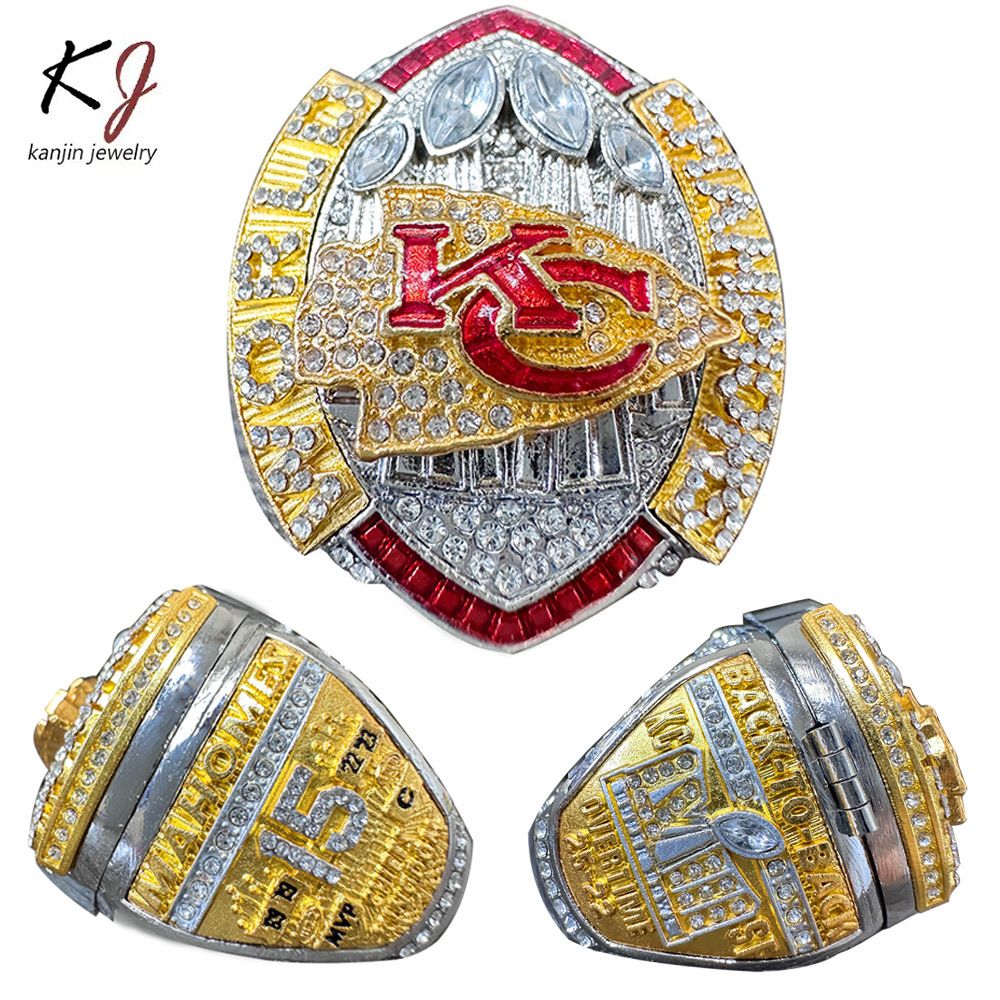 2024 NFL Kansas Chiefs Super Bowl Championship Ring Football MVP Ring