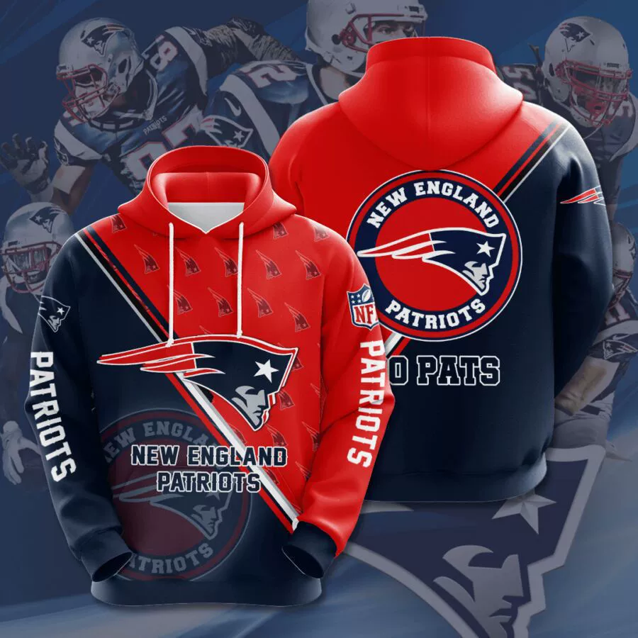 New England Patriots Unisex Long Sleeve Hoodie