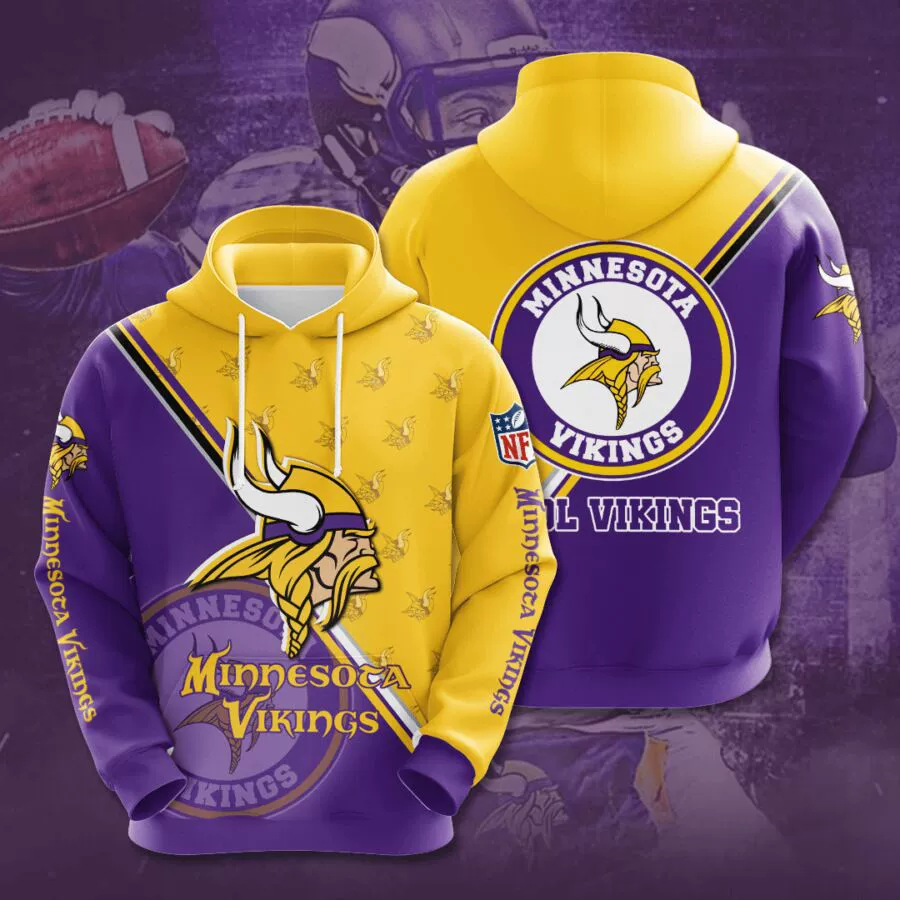 Minnesota Vikings Unisex Long Sleeve Hoodie