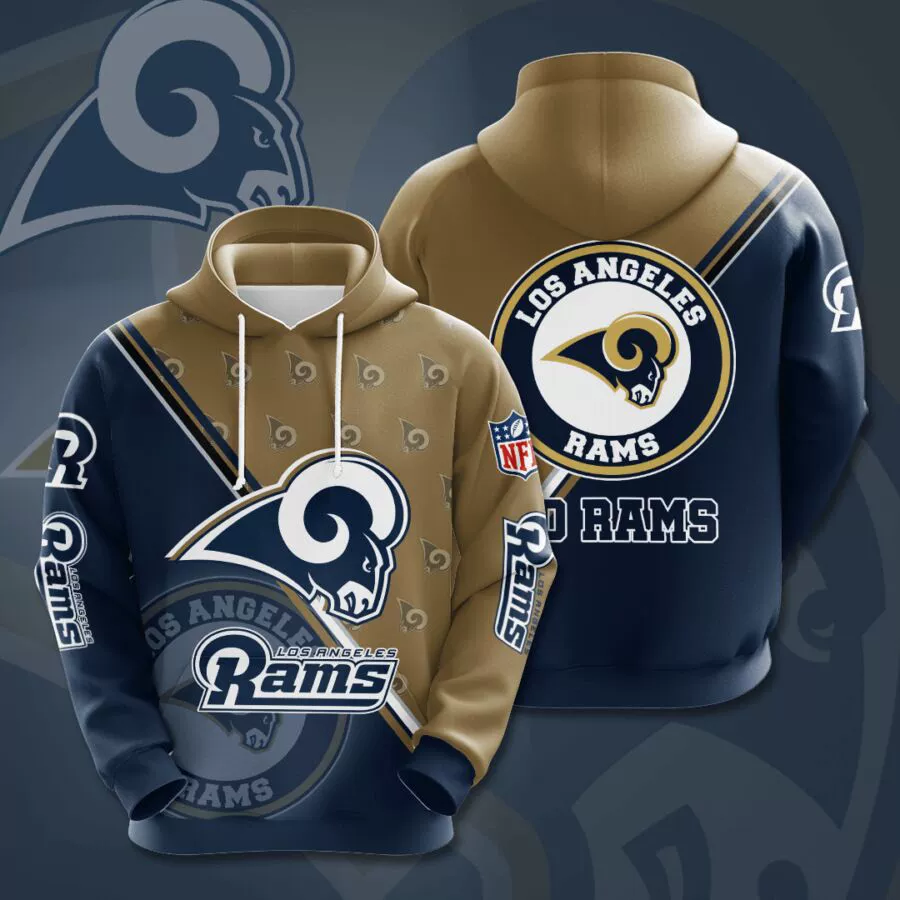 Los Angeles Rams Unisex Long Sleeve Hoodie   复制