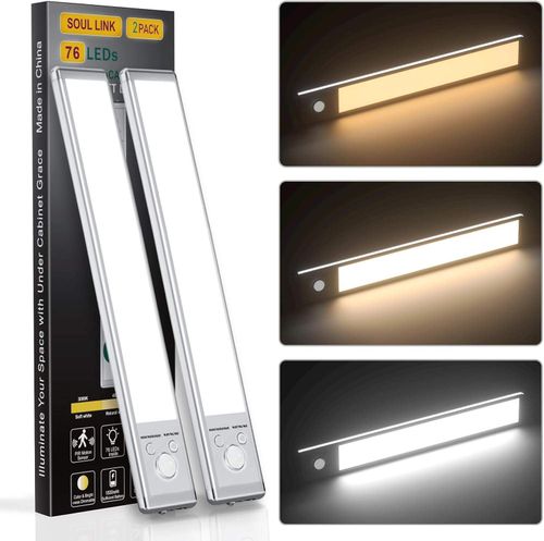 Rechargeable Lamp Motion Sensor Cabinet Light Modern Design Wireless Indoor Lighting Surface Mounted Led Down Light