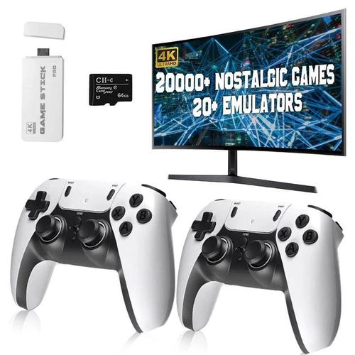 M15 Retro Classic Game Console Support 20000+ Game 4K HD Output Video Game Stick Station with 20+emulator