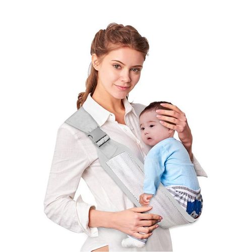 Baby Holder Wrap Carrier Sling Strap Summer Baby Mesh Carrier Bag Sling Easy Use Single Shoulder Baby Sling Carrier