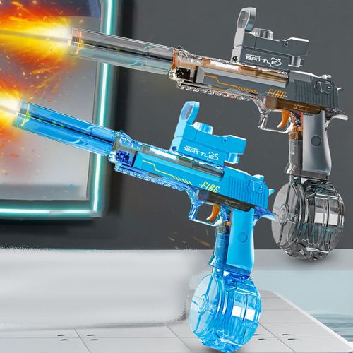 Powerful Electric Water Gun With Light-up Toys Automatic Water Squirt Gun Induction Light-Emitting Muzzle Outdoor Toys