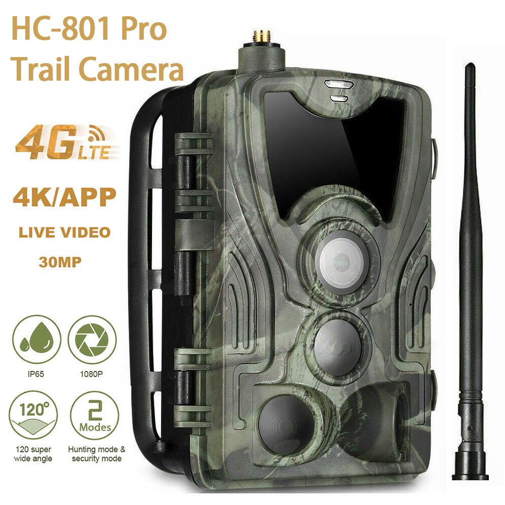 4K Wireless Outdoor Hunting Camera HC-801Pro 4G support APP online video wildlife observation camera