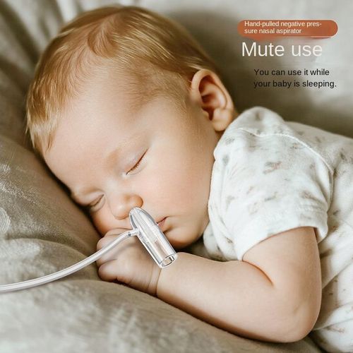 Large pull-out nasal aspirator, negative pressure vacuum nasal suction, nasal congestion removal tool for children and babies