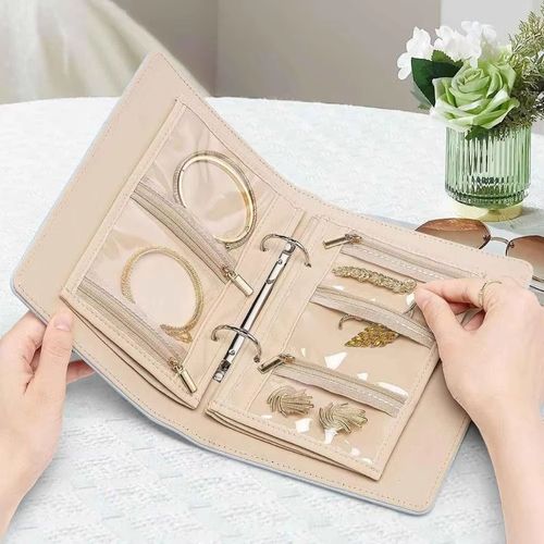 Cream White Jewelry Storage Box
