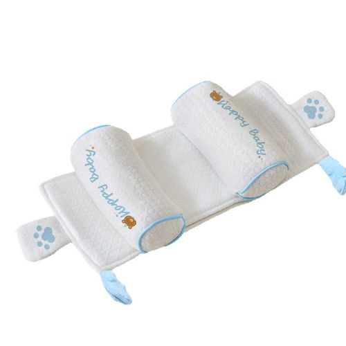 Baby Infant Sleeping Pillow, Natural Millet Filling, Adjustable Width, Soft Breathable Cotton, Newborn Comfort Pillow