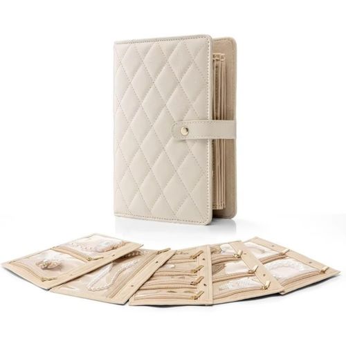 Cream White Jewelry Storage Box