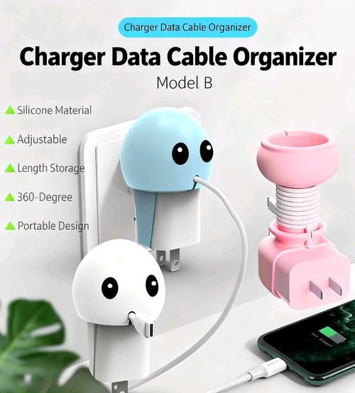 Cartoon Charger Data Cable Organizer