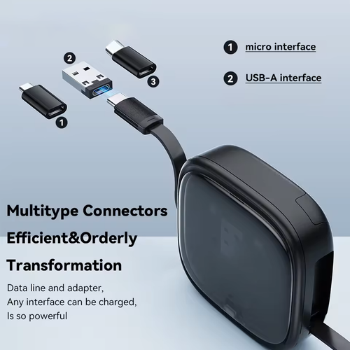 Multi-function charging data cable kit 60w fast charging
