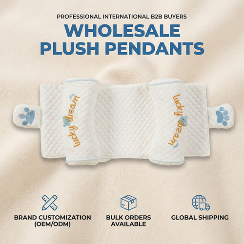 Baby Infant Sleeping Pillow, Natural Millet Filling, Adjustable Width, Soft Breathable Cotton, Newborn Comfort Pillow