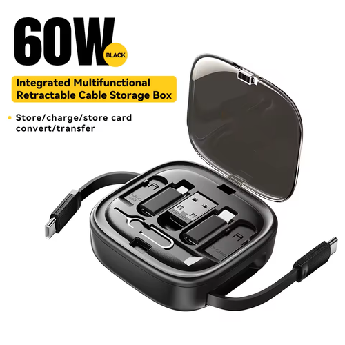 Multi-function charging data cable kit 60w fast charging