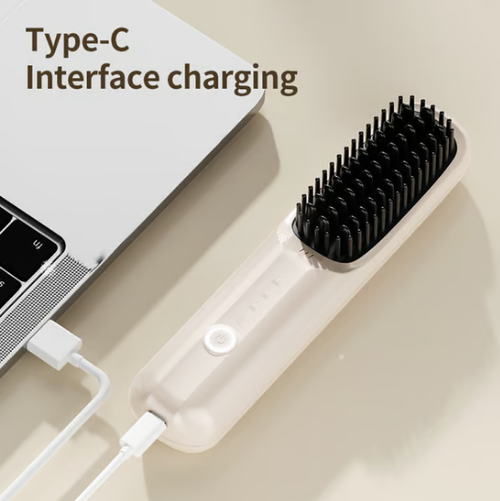 USB cordless negative ion hair straightener