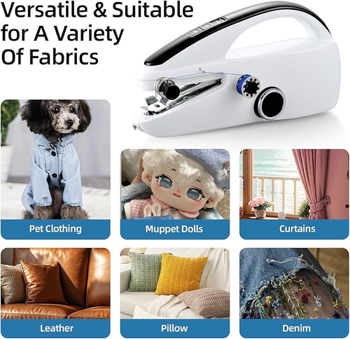 Handheld sewing machine