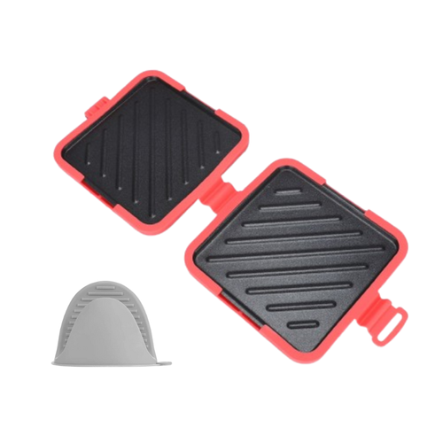 Microwave Toaster & Sandwich Maker – Fast Cooking, Non-Stick & Easy to Clean