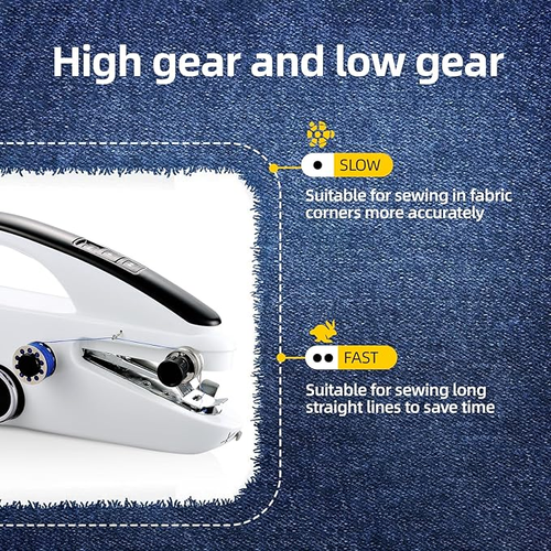 Handheld sewing machine