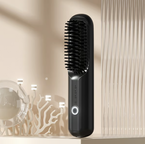 USB cordless negative ion hair straightener