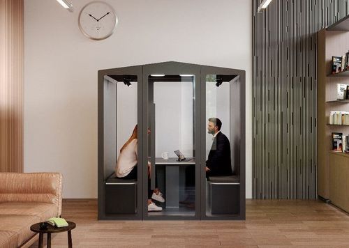 Alcove Focus: 4-person meeting pod