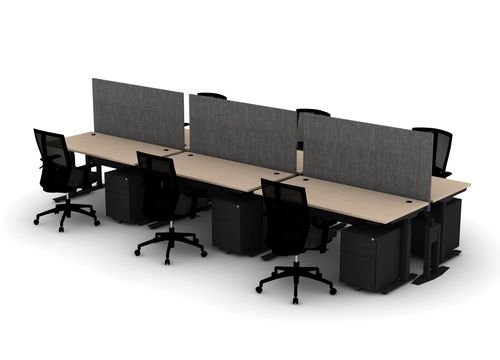 30 Think Desk Bundle (sit to stand) - Pod of 6