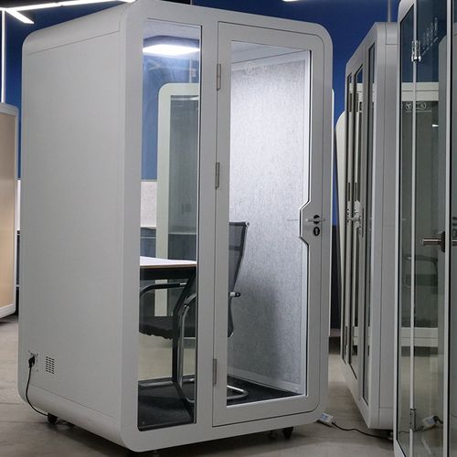 TFT Office Phone Booth.Economical Smart Office Pod  For 1-2 Person Use With Desk