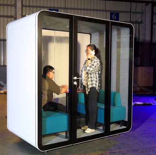 TFT Office Phone Booth.Office Soundproof meeting pod. Pro-type Pod For 4 Persons