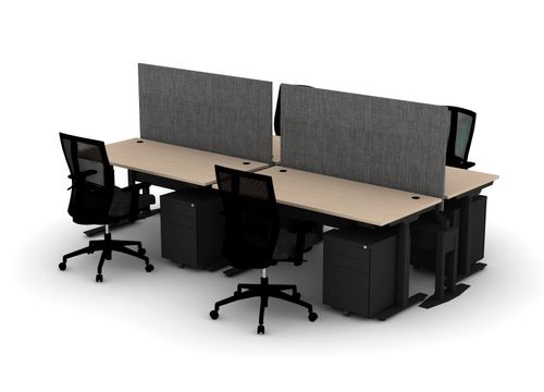 30 Think Desk Bundle (sit to stand) - Pod of 4