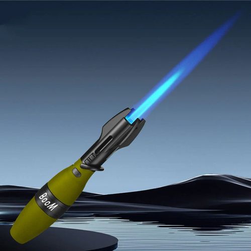 🚀 Creative rocket-shaped lighter – windproof flame, offering fingertip fun! 🎁