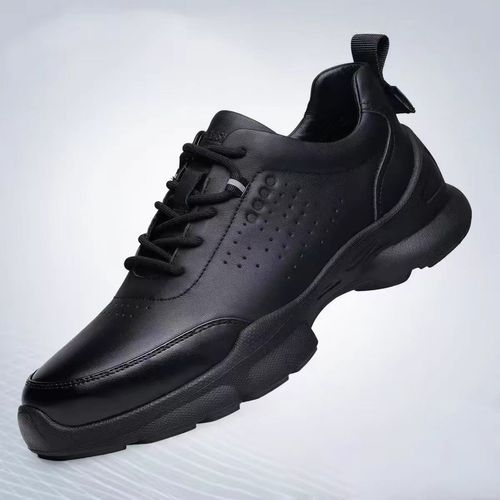 Men's sporty leather shoes