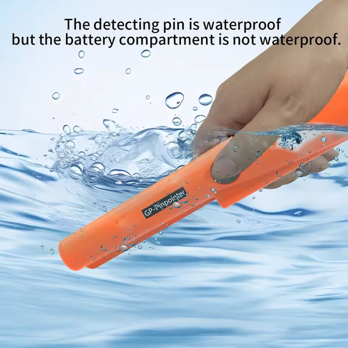 Treasure Hunter Handheld Metal Detector Pinpointer Pointer Probe Anti-scratch Metal Pinpointing Waterproof 360 Degree Scan