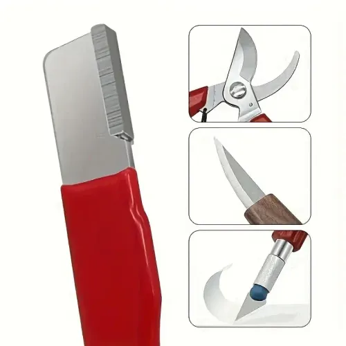 Professional Tungsten Diamond Ceramic Knife Scissors Sharpener for All Blades Kitchen Garden Shears Sharpening Tool