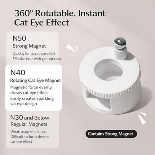 Rotating Cats Eye Nail Magnet Tool