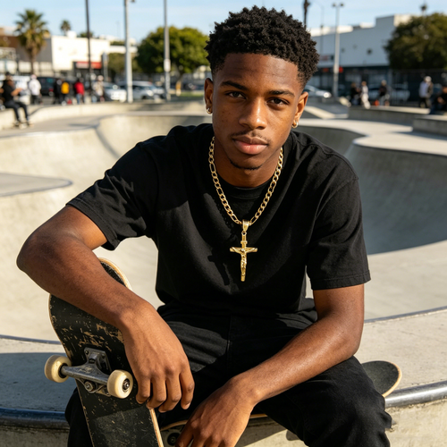 🔥 50% off! ⏰ Gold cross pendant necklace ✝️✨