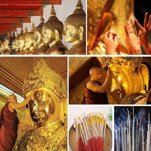 100 pieces of pure 24K gold foil
