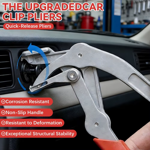 New Car Clip Pliers Trim & Door Panel Removal Tool Auto Fastener Clip Removal Pliers Damage-Free Automotive Plastic Clip Remover