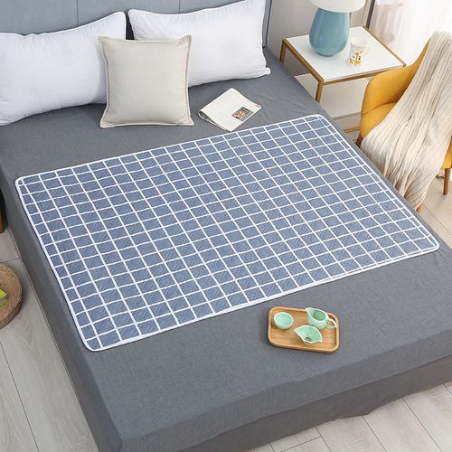 80x120cm waterproof and washable diaper pad for nighttime and menstrual protection, suitable for elderly, patient, and infant care.