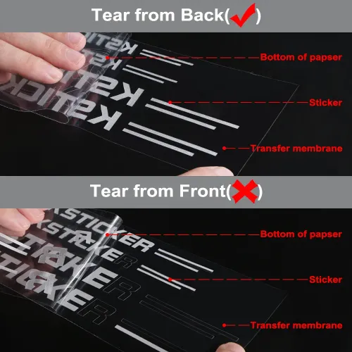 4-Piece Automotive Sports-Style Decal Set