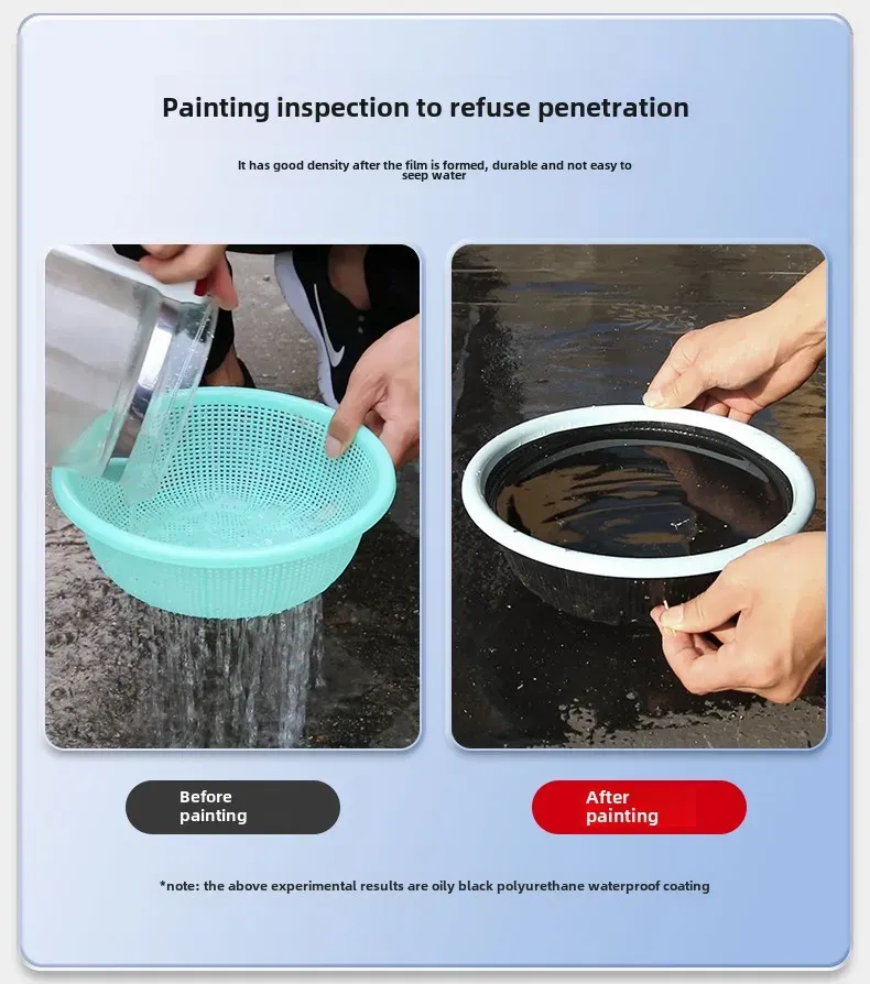 Roof waterproofing and leak filling material, exterior wall, roof polyurethane spray, roof asphalt leak sealing, Wang Shenqi coa