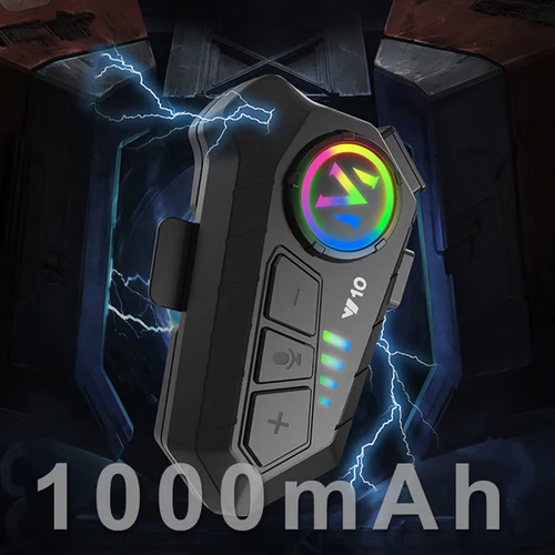 Motorcycle Bluetooth headset for half or full helmets