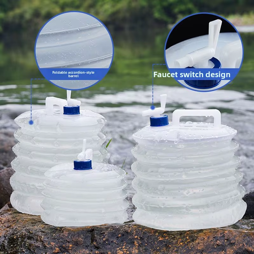 5L-15L Car Collapsible Bucket Portable Bottle Container Water Storage Bottle Bucket