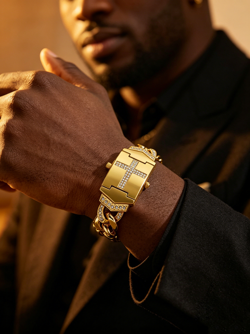 🥳 2026 Bestseller & Hot Seller 💎⌚ — 50% OFF Special Offer! Sparkling Crystal Cross Watch — Geometric Rectangular Dial, Premium Metal Strap. Elegant, Classic, and Timeless. ✨🕊️