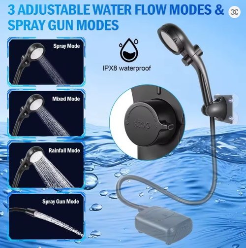 Outdoor Bathing Artifact Field Construction Site Dormitory Rural Shower Household Portable Electric Shower