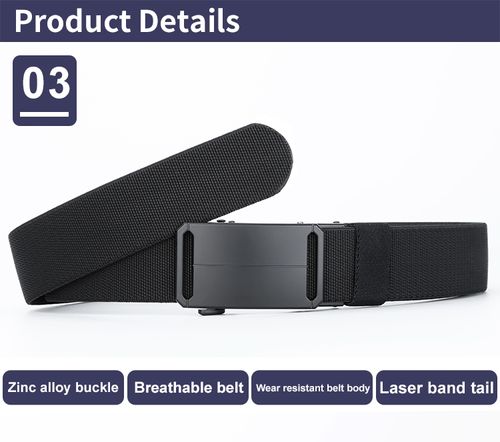 High elastic automatic buckle belt