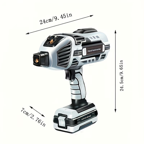 Hand-held Electric Welding Machine Gray Household Small Mini Portable Inverter Welding Machine