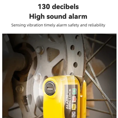 Motorcycle Alarm Lock Wheel Disc Brake Motorbike Scooter Bicycle Waterproof 110dB Loud
